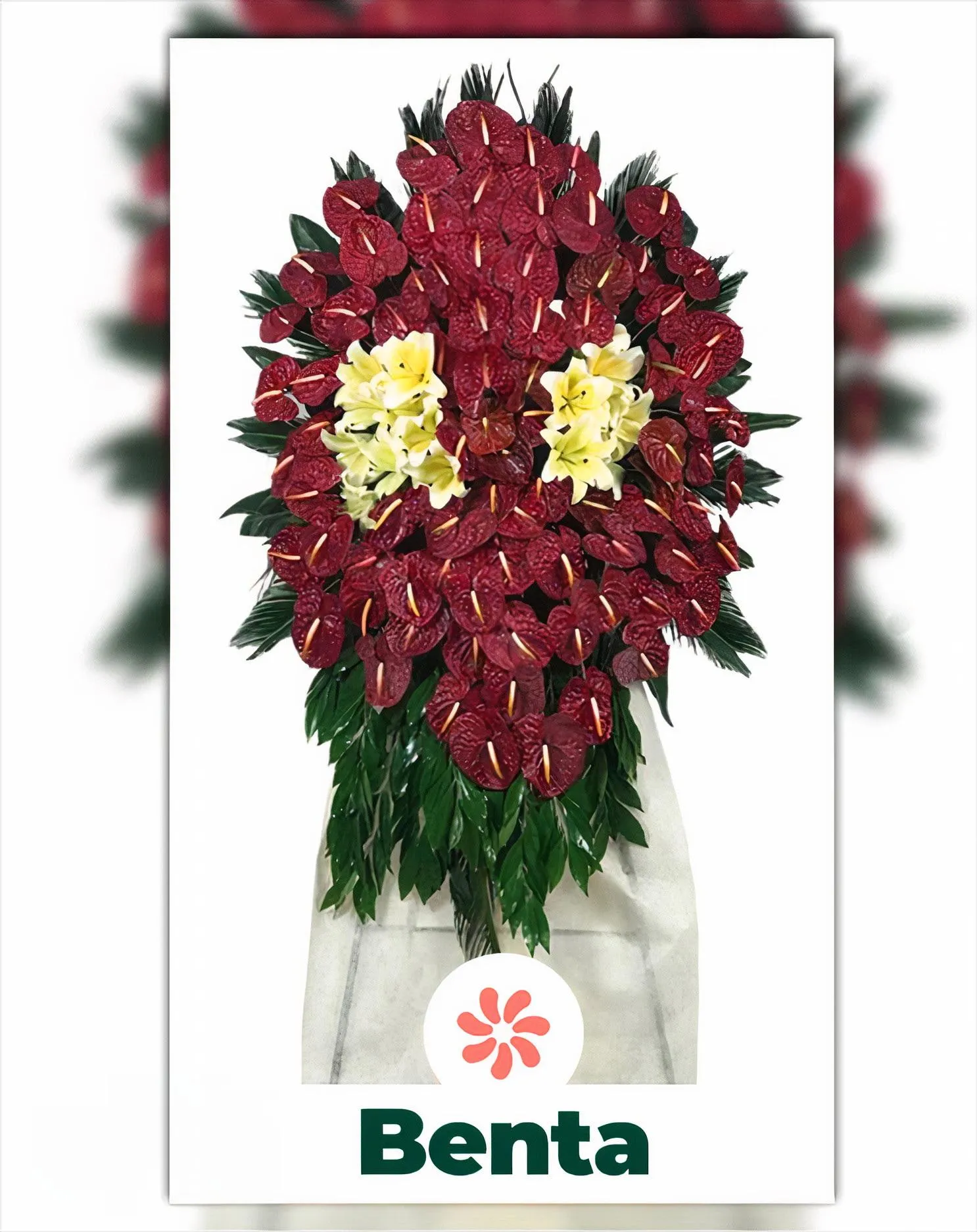 پایه گل تبریک یک طبقه
