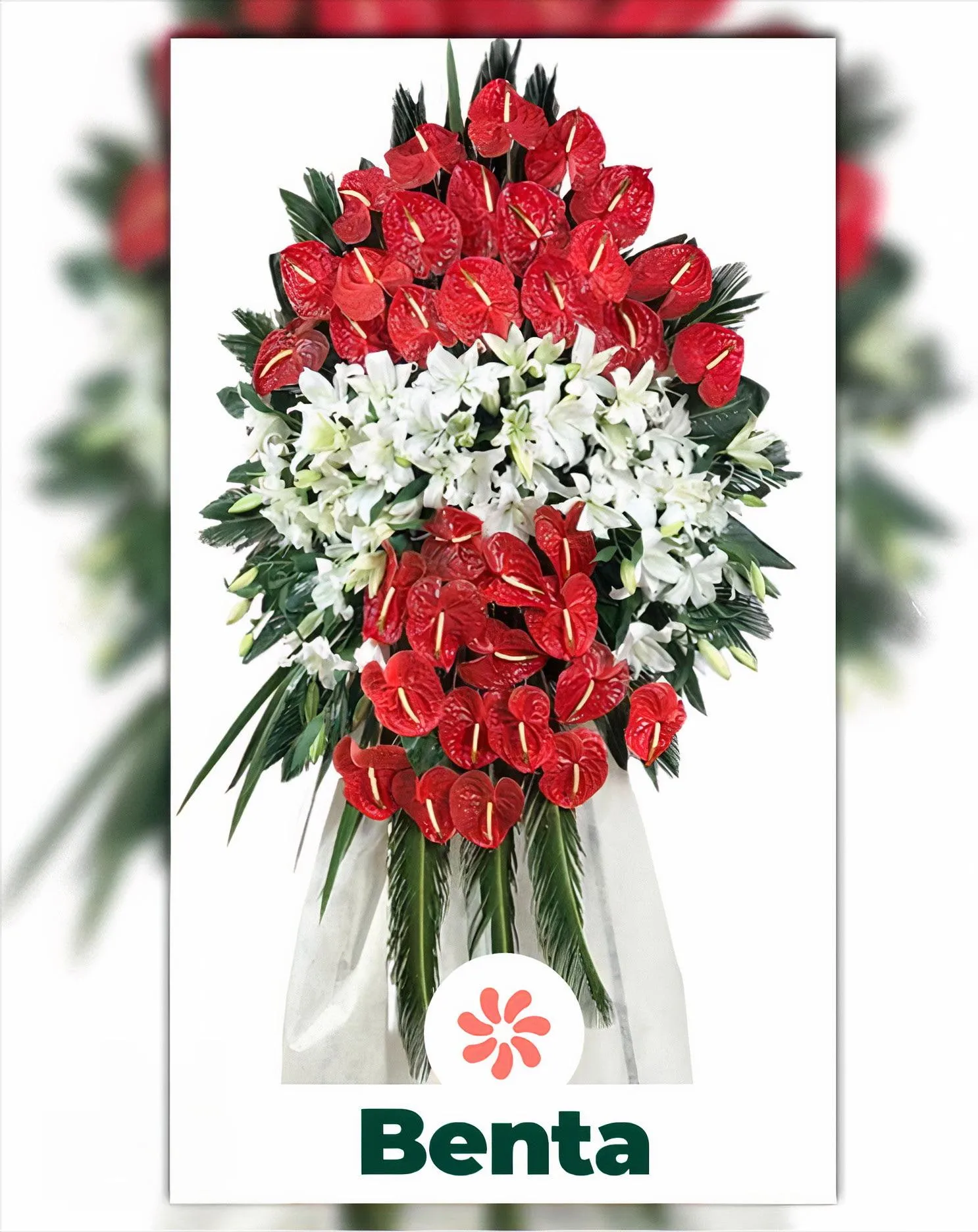 تاج گل افتتاحیه یک طبقه