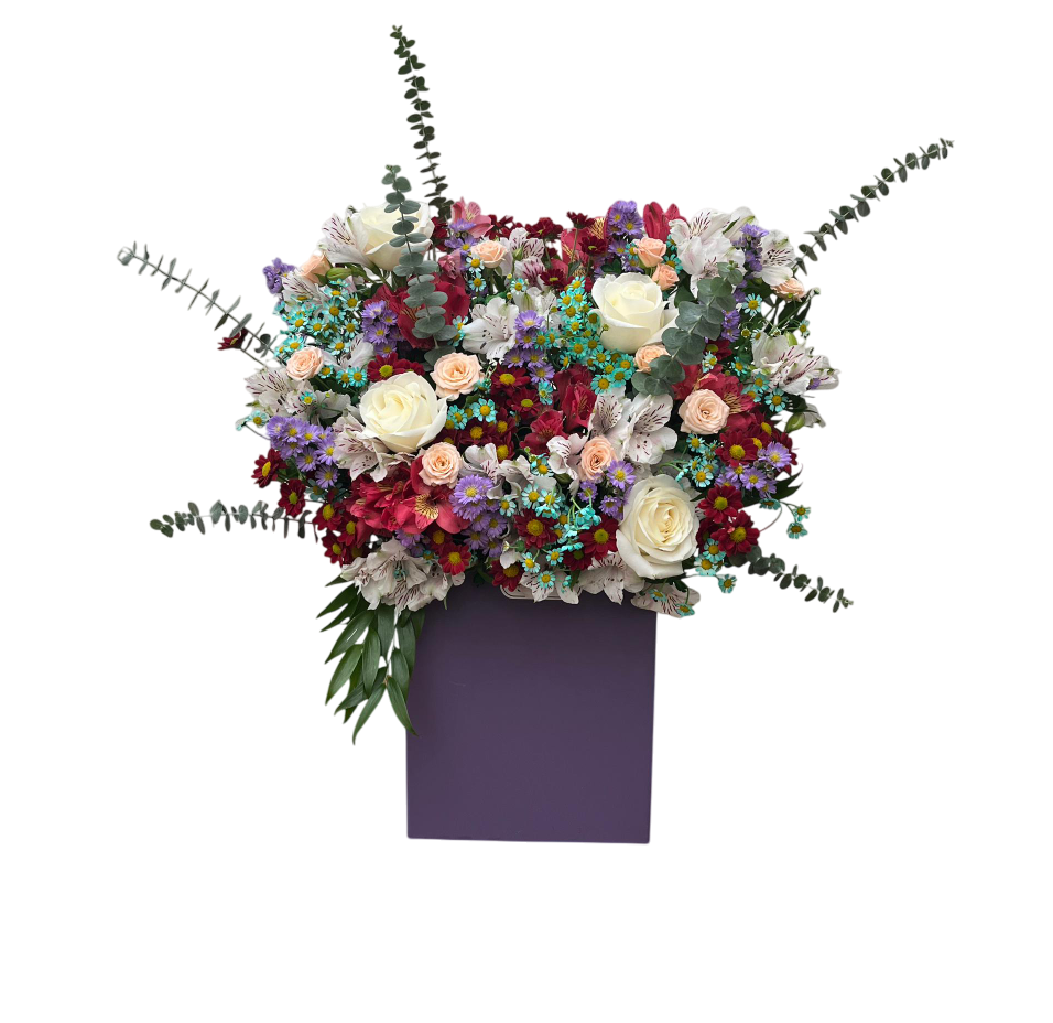 باکس گل هدیه یاسی