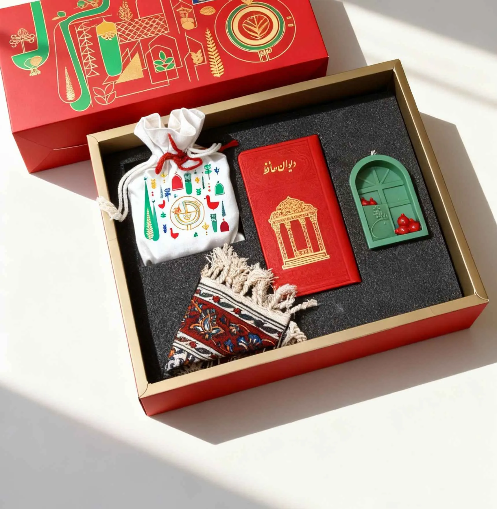 کادو یلدایی | دیوان حافظ و سفره قلم کار اصیل