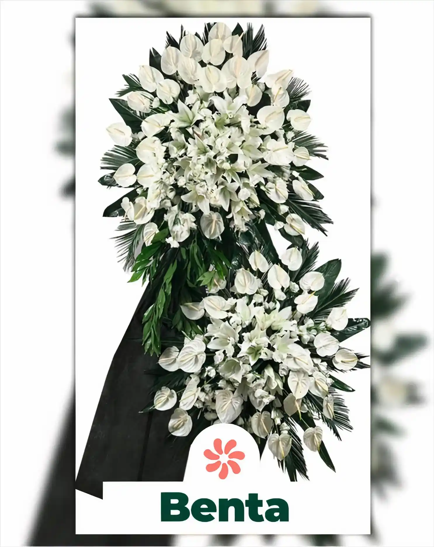 خرید تاج گل ترحیم در تهران کد 7