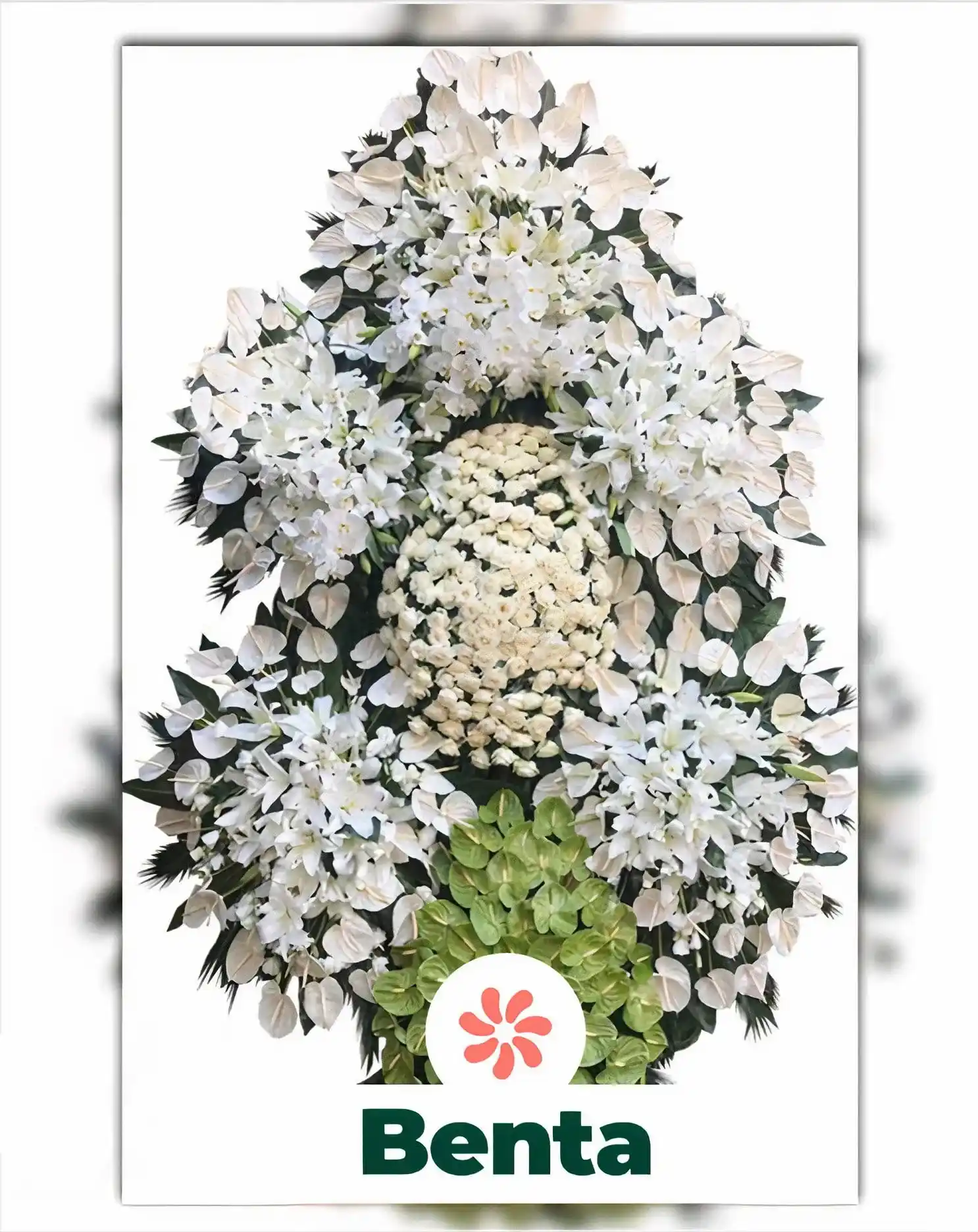 خرید تاج گل ترحیم در تهران کد 8