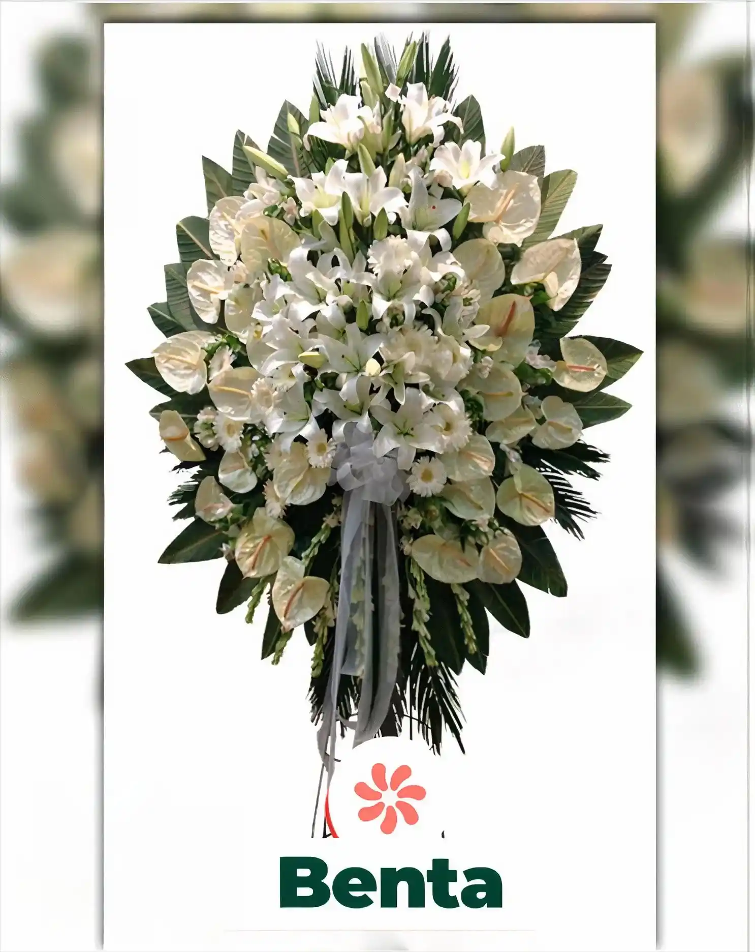 خرید تاج گل ترحیم در تهران کد 9