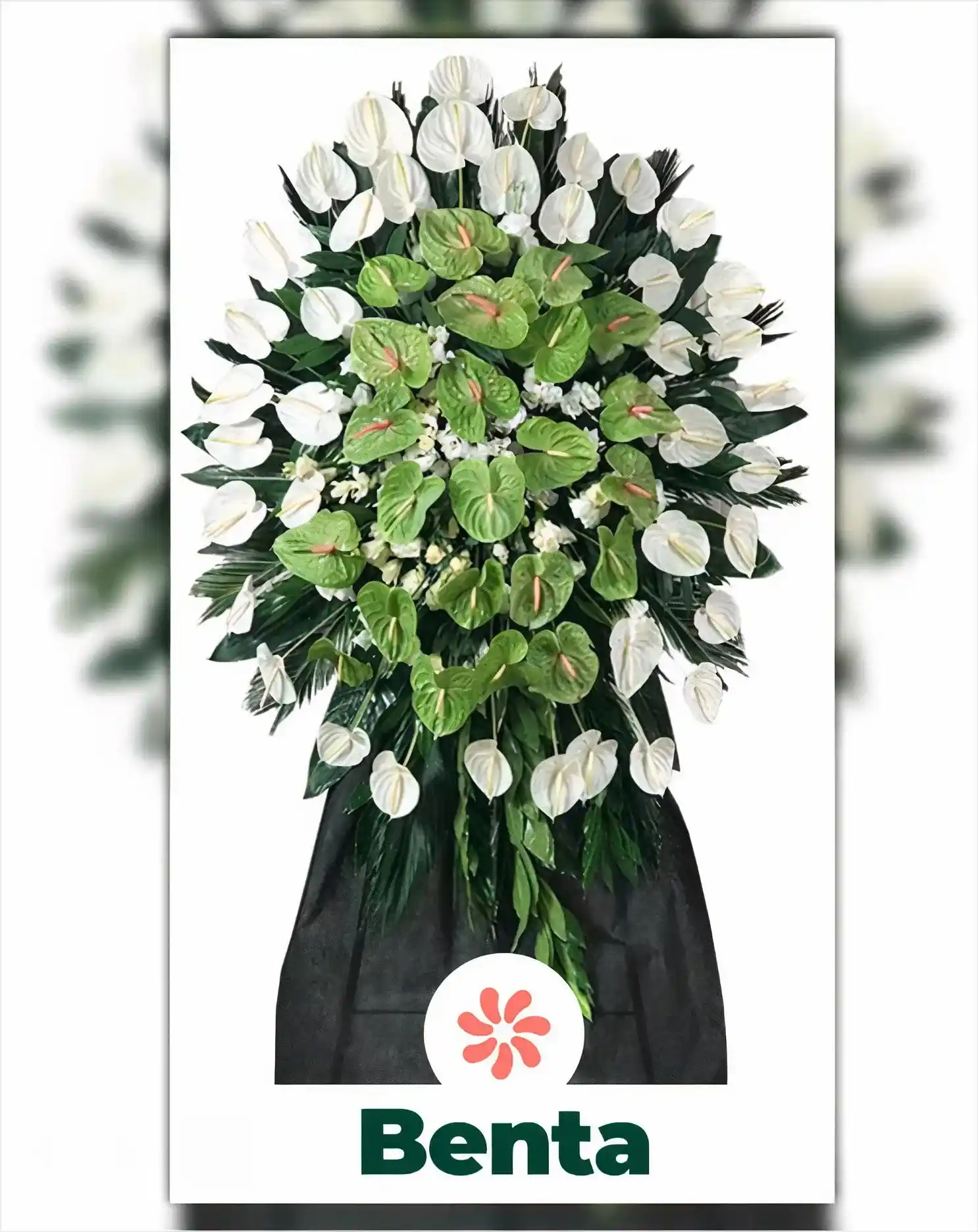 خرید تاج گل ترحیم در تهران کد 10