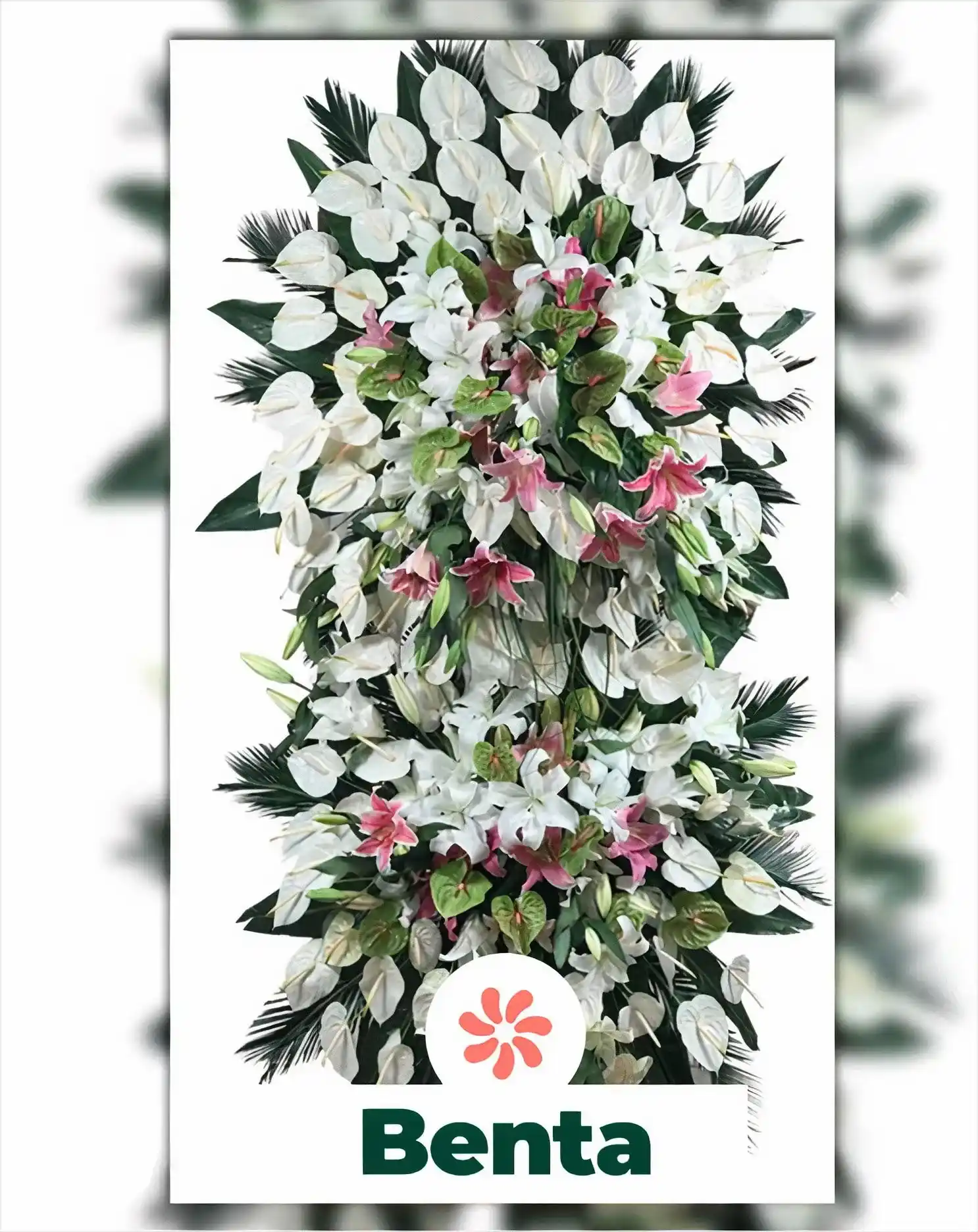 خرید تاج گل ترحیم در تهران کد 11