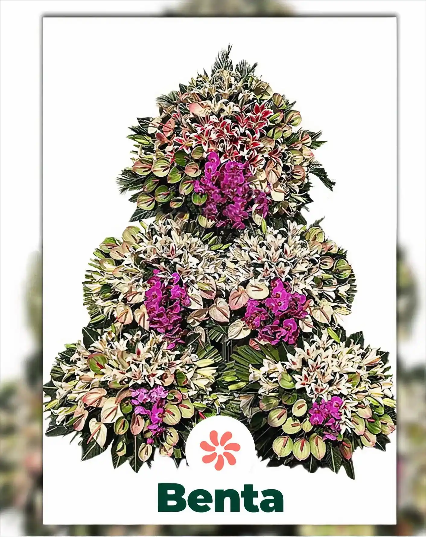 سفارش تاج گل تبریک کد 23